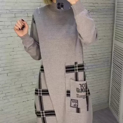 🌸Spring Specials🌸 Women's Sweater Midi Dress with Pocket