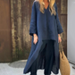 💕Limited Sale 50% OFF💕Women's Summer Loose Pocket V-Neck 2-Piece Set💃