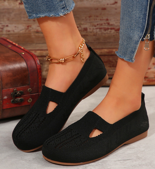 🔥Last Day 49% OFF🔥Women Walking Comfortable Breathable Knit Flats Shoes