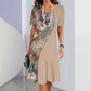 Women's Elegant Floral Print Round Neck Dress🌺