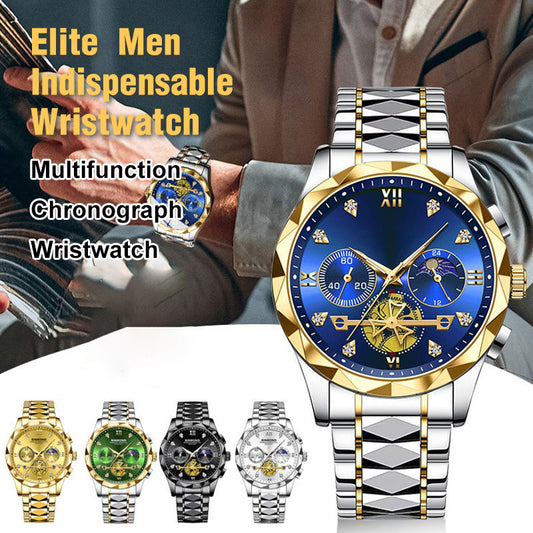 💎Luxury Design Dodecagon Quartz Watch New Multifunctional Men's Wristwatch