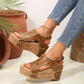 💫Women's Leopard Print Wedge Sandals👡