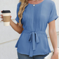 2025 New Product Promotion 50%🎉Women’s Tie Waist Peplum Top👚