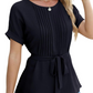 2025 New Product Promotion 50%🎉Women’s Tie Waist Peplum Top👚