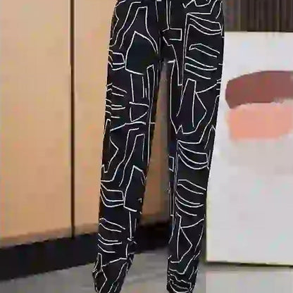 Women's Line Black Jogging Pants👖