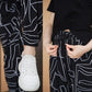 Women's Line Black Jogging Pants👖