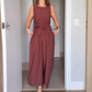 Women's Elegant Sleeveless Wide Leg Jumpsuit🥰