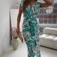 Sleeveless Printed Slit Dress🌟