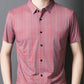 Men's Casual Vibrant Plaid High Stretch Lapel Short Sleeve Shirt✨
