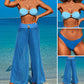 Women's 3-Piece Swimwear Set - Top, Bottom & Beach Pants🌊