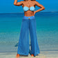 Women's 3-Piece Swimwear Set - Top, Bottom & Beach Pants🌊