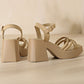 🎉Summer Fashion New👡Women’s Open Toe High Chunky Heel Sandals