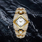 ⏳Time-limited Special⌛Women's Retro Quartz Watch with Sparkling Rhinestones💎