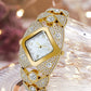 ⏳Time-limited Special⌛Women's Retro Quartz Watch with Sparkling Rhinestones💎