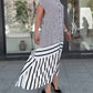 Women's Loose Striped Button Down Long Dress👗
