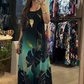 Women’s Loose Printed Sleeveless Maxi Dress🌺