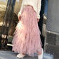 🌺2025 Hot Sale🌺Women’s Elegant Irregular Layered Ruffles Long Skirt