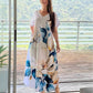 Women's Loose Casual V-Neck Printed Short Sleeve Dresses🌸