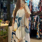 Women's Loose Casual V-Neck Printed Short Sleeve Dresses🌸