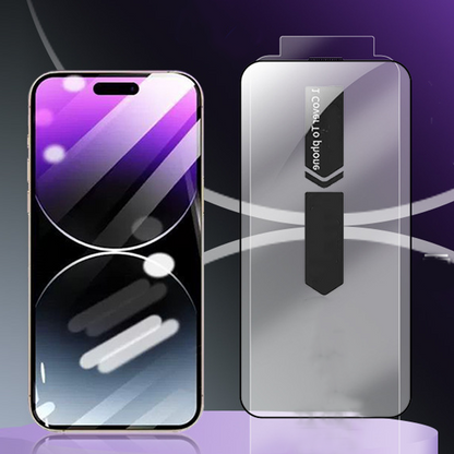 HD Screen Protector for iPhone Series - Auto-Dust Removal Installation✨