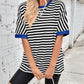 🔥🔥🔥Women's Relaxed Fit Striped Tee