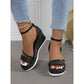 ✨Shiny Platform Wedge Sandals for Women
