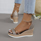 ✨Shiny Platform Wedge Sandals for Women