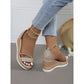 ✨Shiny Platform Wedge Sandals for Women