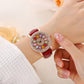 💎Women's Rotating Dial Watch with Colored Simulated Diamonds✨