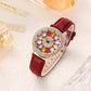 💎Women's Rotating Dial Watch with Colored Simulated Diamonds✨