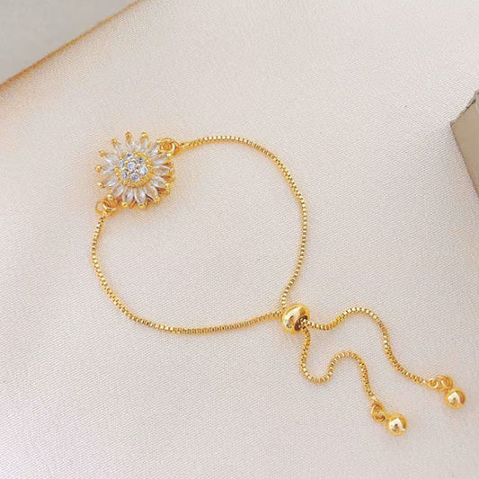 ⏰Time-limited Specia🥰Delicate Fashion Sunflower Mood Bracelet