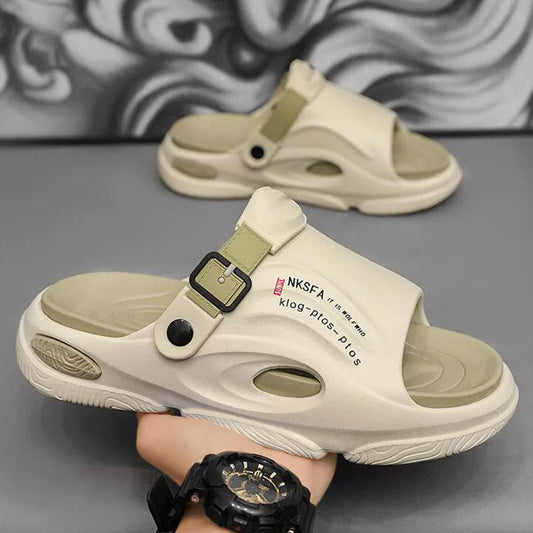🔥Men's Outdoor Sports Anti-slip Dual-purpose Sandal Slippers