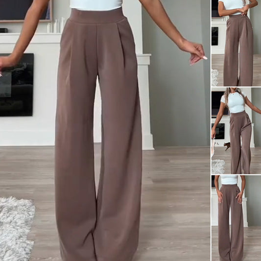 ✨Women's Casual Straight-Leg Pants with Pockets