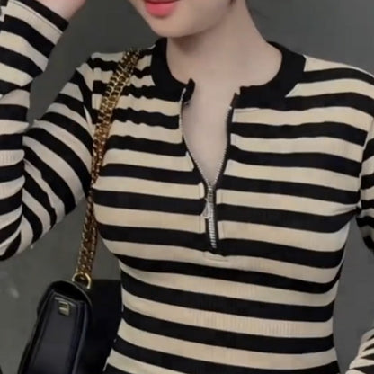 💖Long Sleeve Striped Top for Women👚