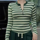 💖Long Sleeve Striped Top for Women👚
