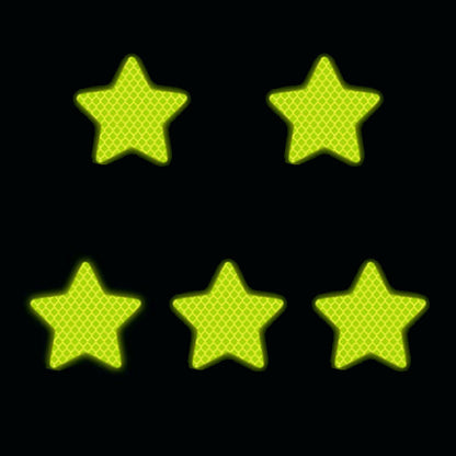 🌟Car Star Reflective Stickers-Keeping you safe on the road