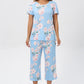 🎁Hot Sale 57% OFF⏳Women's Printed Top & Pants Sleepwear Set