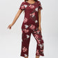 🎁Hot Sale 57% OFF⏳Women's Printed Top & Pants Sleepwear Set