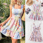 🌸 Romantic Bloom! Floral printed sleeveless mini dress 👗