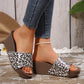 ✨Women's Leopard Platform Slip-On Wedge Sandals👡