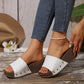 ✨Women's Leopard Platform Slip-On Wedge Sandals👡