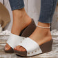✨Women's Leopard Platform Slip-On Wedge Sandals👡