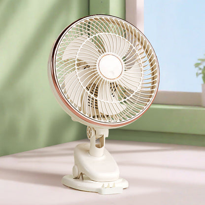 🔥2-Speed Clip-On Rotating Fan with Aroma Box