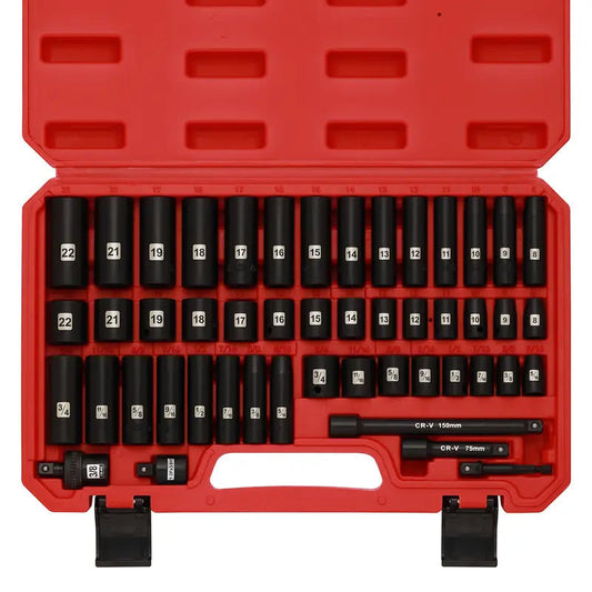 🔥2025Hot sale🌟49-Piece Drive Impact Socket Set