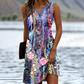 Effortless Style: Comfort Meets Elegance🏖️Summer Specials🌴Women's Sleeveless V-Neck Printed Dresses