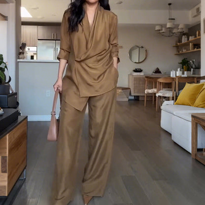 ⏳Time-limited Special⏰Women’s Fashion Top Pants 2- Piece Set