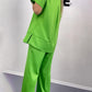⏳Time-limited Special⏰Women's V-Neck Top & Wide-Leg Pants Set