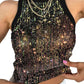 🔥Hot Sale 50% OFF🔥Sequin Round Neck Slim Fit Tank