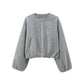 Women's Casual Zip Up Crop Jacket（50% OFF）