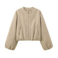 Women's Casual Zip Up Crop Jacket（50% OFF）